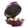 Brentwood Non-Stick 7 Mini Cupcake Maker Machine - Pink