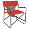 Coleman Outpost Breeze Steel Deck Chair - Red