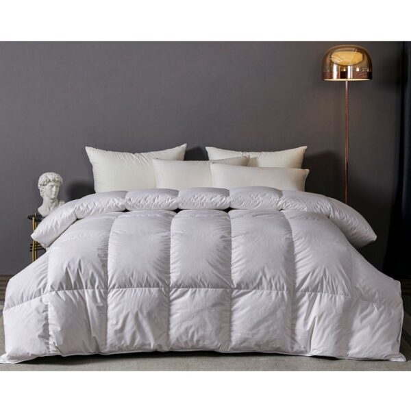 Twin Ducks Marsala Canadian Origin White Down Queen Duvet