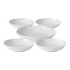 Royal Doulton Gordon Ramsay Maze Pasta Bowls with Serving Bowl Set of 5 - White