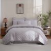 ReSiKL Sensation Recycled MicroFiber Queen 7 Piece Set - Silver