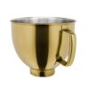 Kitchenaid 5 Quart Stand Mixer Stainless Steel Bowl - Radiant Gold