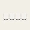 Fable Stemless Wine Glasses - Clear