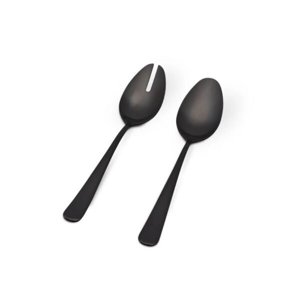 Fable Serving Spoons - Matte Black