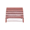 Backyard Lifestyles   Footrest  Red