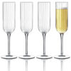 Luigi Bormioli Bach 210 ml Champagne/Sparkling Wine Flute - Set of 4