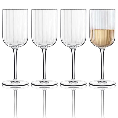 Luigi Bormioli Bach 280 ml White Wine Glass - Set of 4