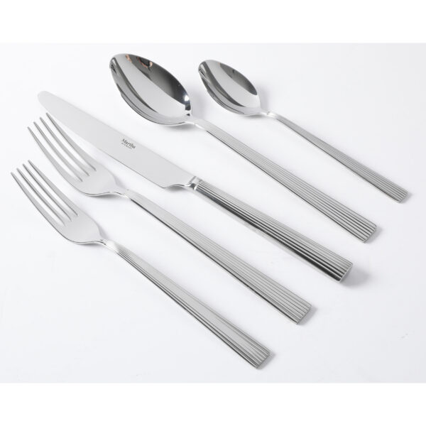 Martha Stewart Kendleton 20 Piece Stainless Steel Flatware Set