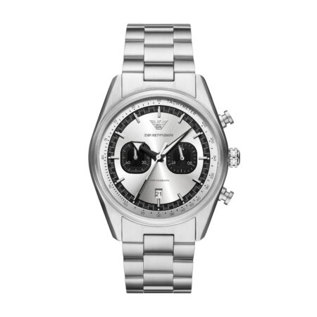 Emporio Armani Racer Chronograph Stailnless Steel Mens Watch
