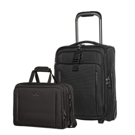 Samsonite Flight Series 2-Piece Upright Carry-On and Business Tote - Black