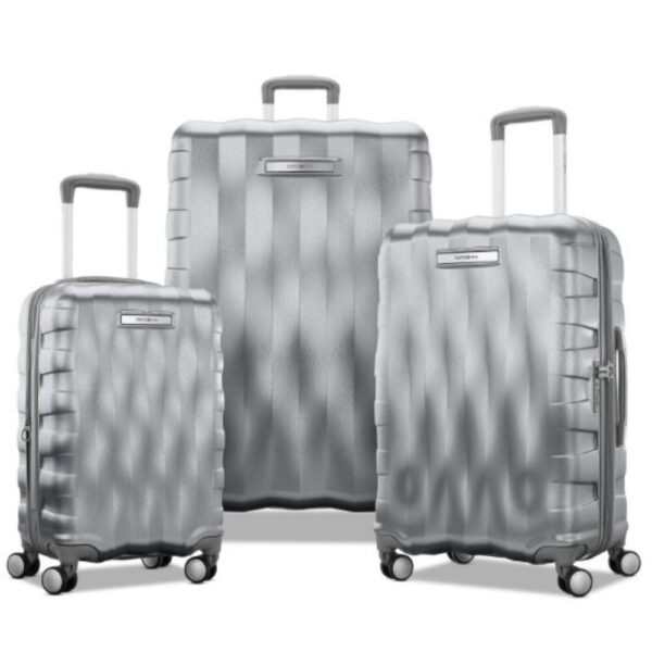 Samsonite Ziplite 3-Piece Nested Set - Silver
