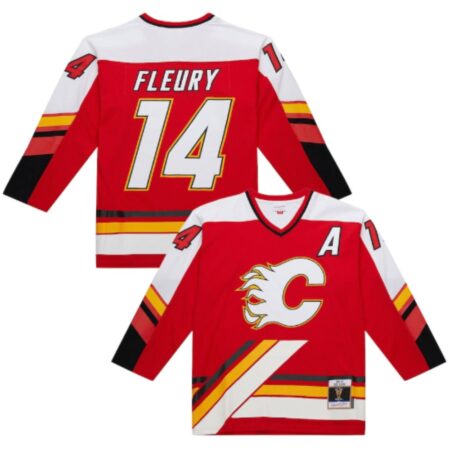 Theoren Fleury Calgary Flames Alternate Throwback Jersey - L