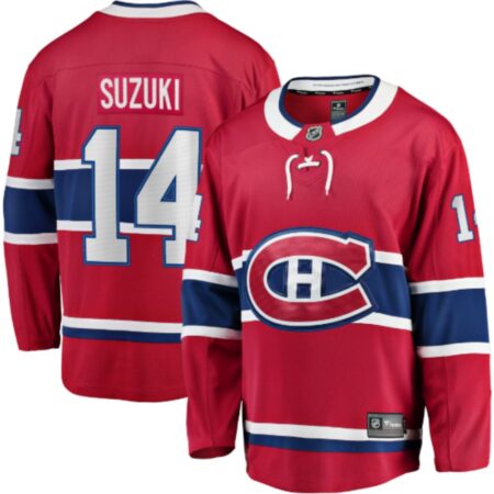 Nick Suzuki Montreal Canadiens Home Jersey - L