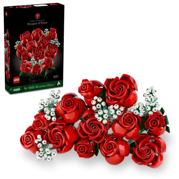 Lego Icons Bouquet of Roses Building Set - Image 2