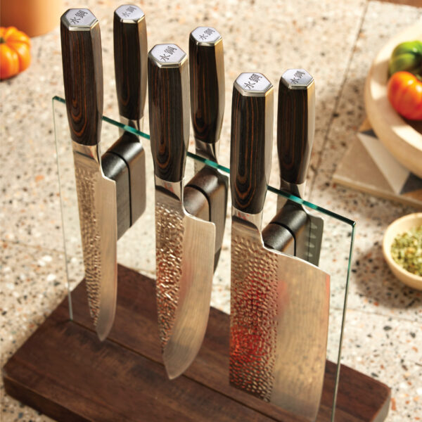 Cuisine::pro® Damashiro® Emperor Hikari Knife Block 7 Piece - Image 3
