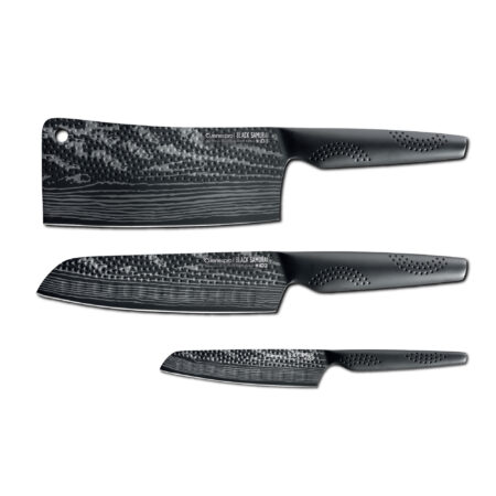 Cuisine::pro® iD3 BLACK SAMURAI® Ultimate Knife Set Of 3