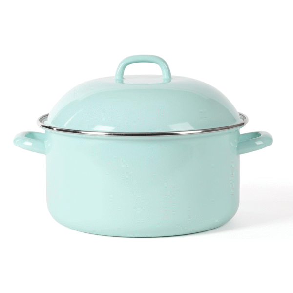 Martha Stewart Thayer 6.4 Qt Dutch Oven With Lid-Martha Blue