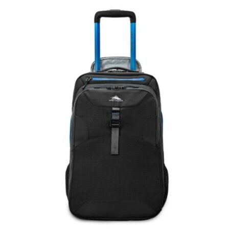 High Sierra Hi-Life 3-in-1 Convertible Wheeled Backpack - Black/Blue
