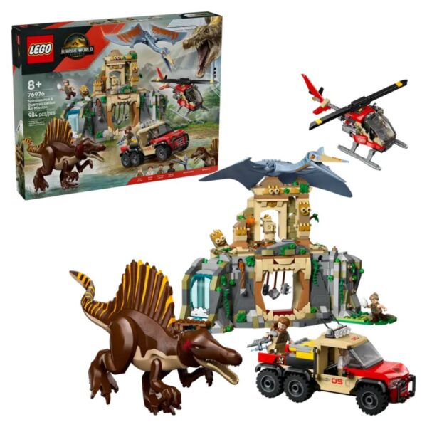 Lego Jurassic World Spinosaurus & Quetzalcoatlus Air Mission - Image 2