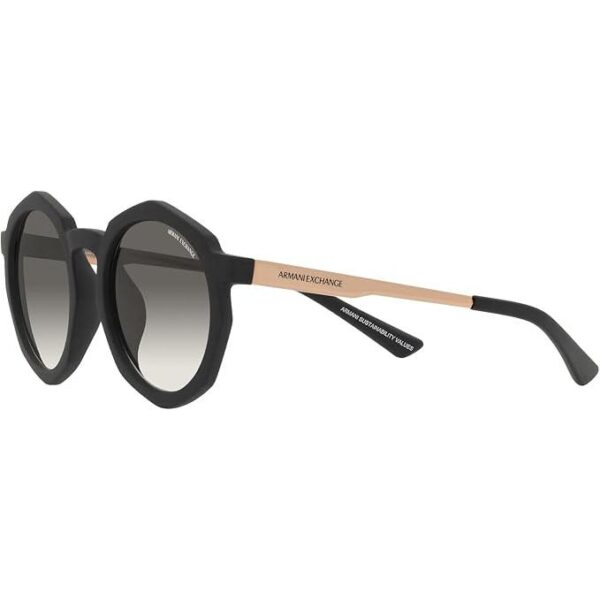 Armani Exchange AX4132SU Grey Gradient Geometric Ladies Sunglasses - Image 2