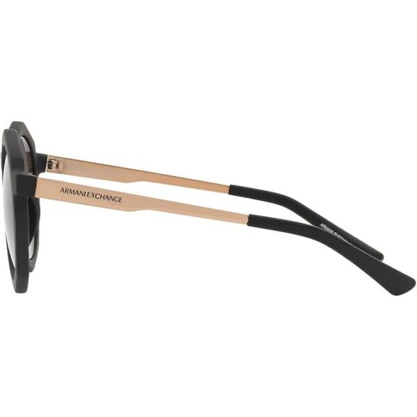 Armani Exchange AX4132SU Grey Gradient Geometric Ladies Sunglasses - Image 3