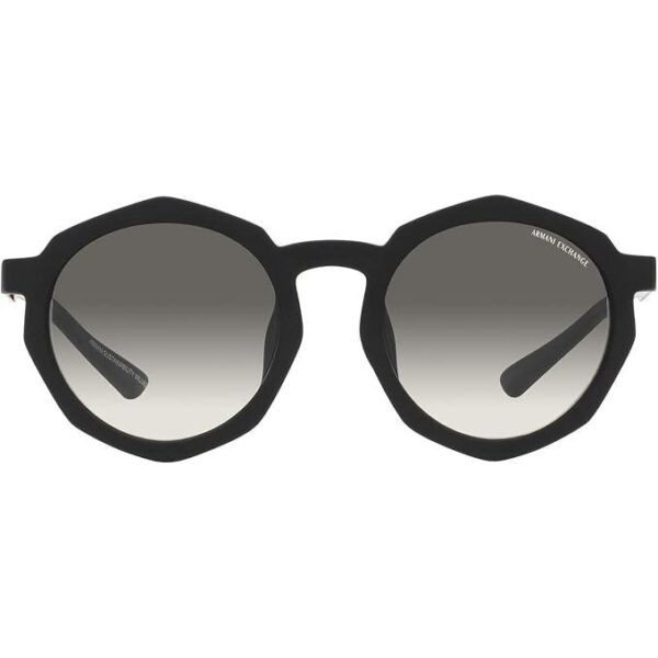 Armani Exchange AX4132SU Grey Gradient Geometric Ladies Sunglasses - Image 4