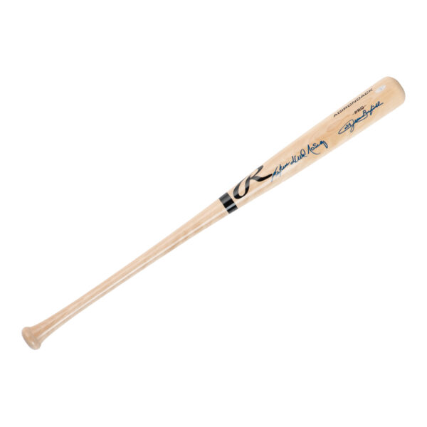 AJ Sports George Bell, Lloyd Moseby & Jesse Barfield Signed Rawlings Baseball Bat