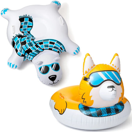 BigMouth Snow Tube Bundle - Polar Bear & Corgi