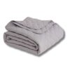 Ocean Fine Bedding Queen Coverlet - Rock Grey