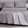 Ocean Fine Bedding Queen Sheet Set - Rock Grey