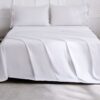 Ocean Fine Bedding King Sheet Set - White Coral