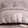 Ocean Fine Bedding King Duvet Cover Set - Mocha Sand
