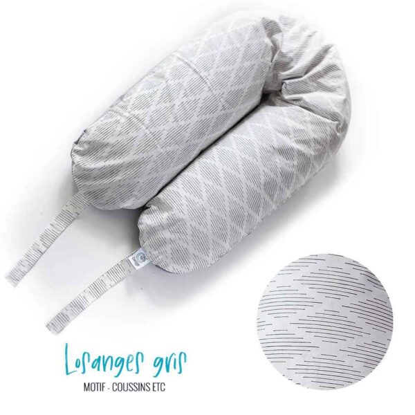 Coussins etc Multifunction Cushion - Losange Gris