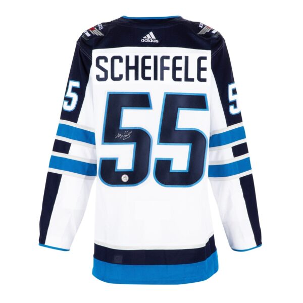 AJ Sports Mark Scheifele Autographed Winnipeg Jets White adidas Jersey