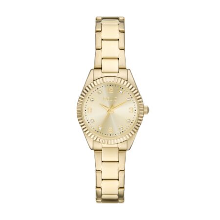 Relic by Fossil Avery Three-Hand Gold-Tone Alloy Watch
