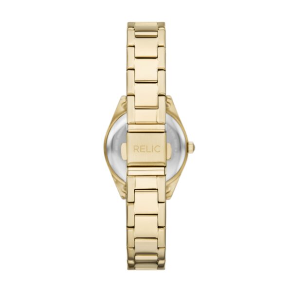 Relic by Fossil Avery Three-Hand Gold-Tone Alloy Watch - Image 2