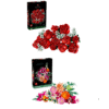 Lego® Icons Bouquet of Roses Building Set & Pretty Pinl Flower Bouquet
