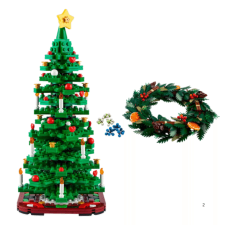 Lego® Icons Wreath & Christmas Tree toy