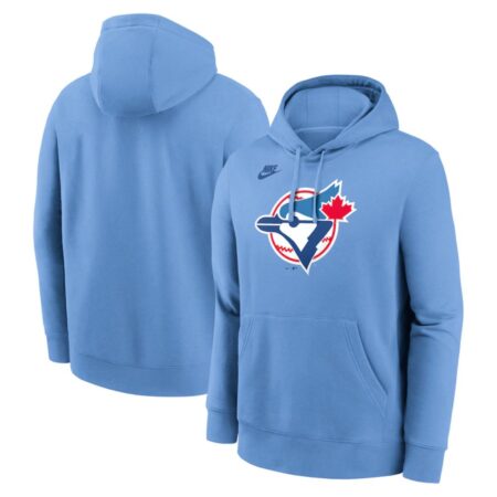 Toronto Blue Jays Nike Cooperstown Collection Club Pullover Hoodie - Powder Blue