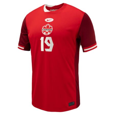 Alphonso Davies Canada Soccer Replica Home Jersey - XL