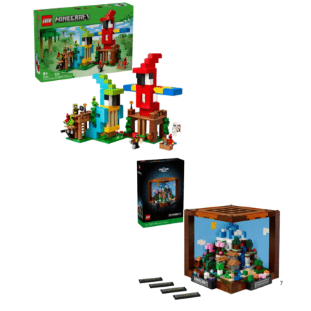 Lego® The Parrot Houses & Minecraft The Crafting Table