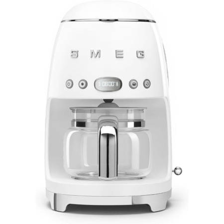 Smeg 50's Retro Style Aesthetic Filter Coffee Machine - White