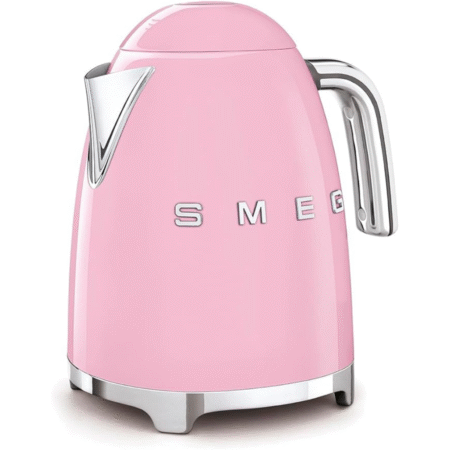 Smeg 50's Retro Style Aesthetic Electric Kettle - Pink