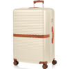 Champs Vintage II Collection Medium Check in Hard side Expandable Luggage, Ivory