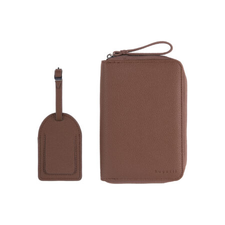 Bugatti-Passport 2 piece Gift Set-Brown