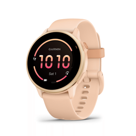 Garmin® vívoactive® 6, Metallic Pink Dawn with Pink Dawn Band