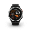 Garmin® Approach® S44, Silver Aluminum Bezel with Black Silicone Band