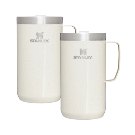 Stanley Stay-Hot 24oz. Camp Mug Set of 2 - Cream Gloss
