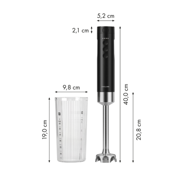 Zwilling XTEND Cordless Hand Blender Starter black - Image 3