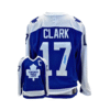 Frameworth Wendel Clark Signed Toronto Maple Leafs Blue Fanatics Vintage Jersey